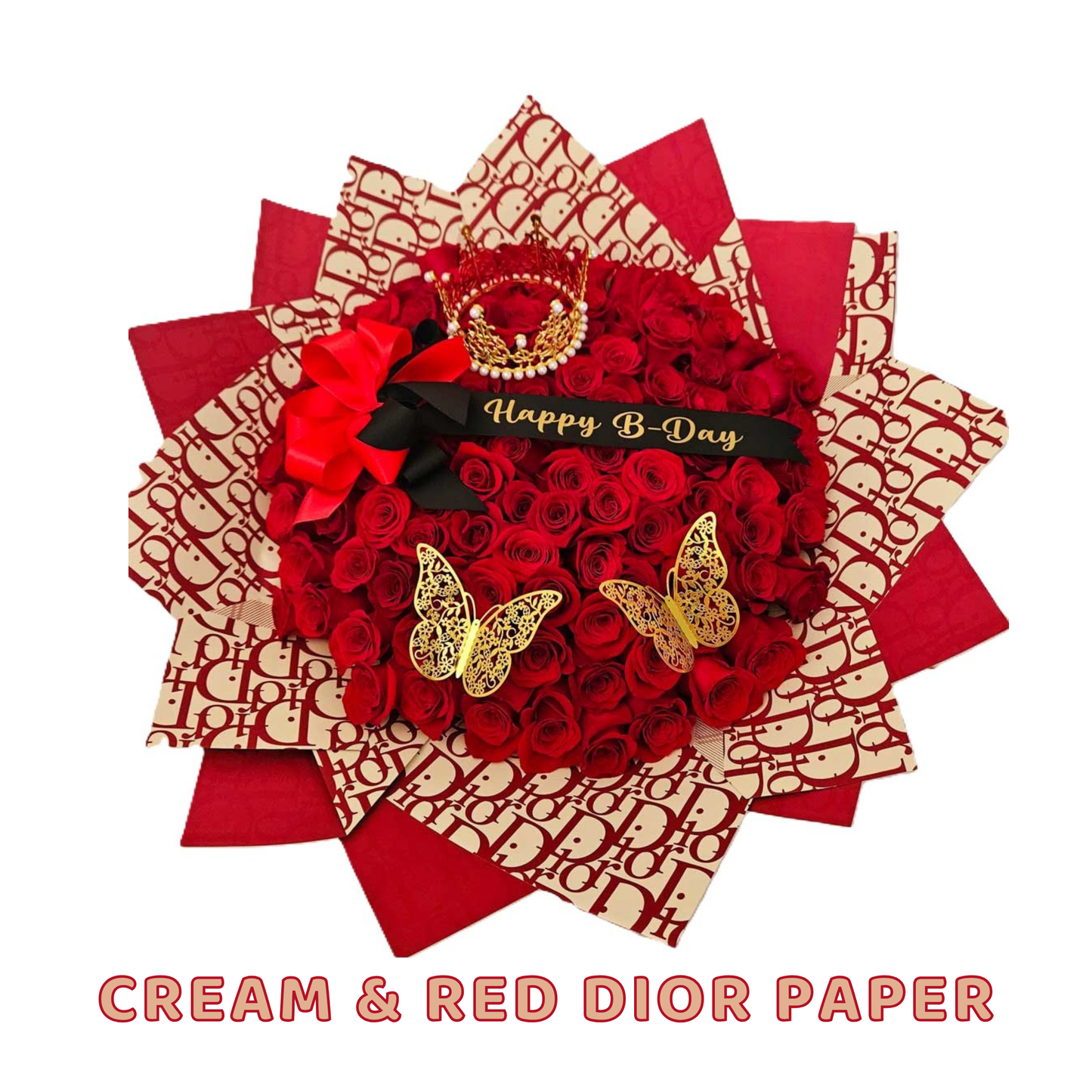 Red Rose Ramo Buchon