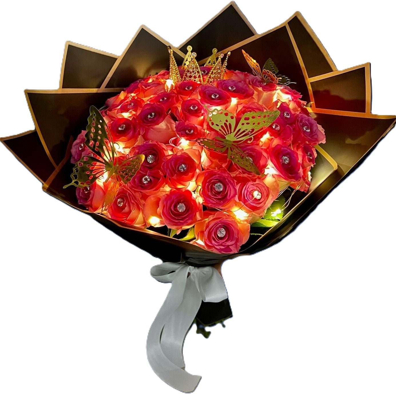 Red Rose Ramo Buchon